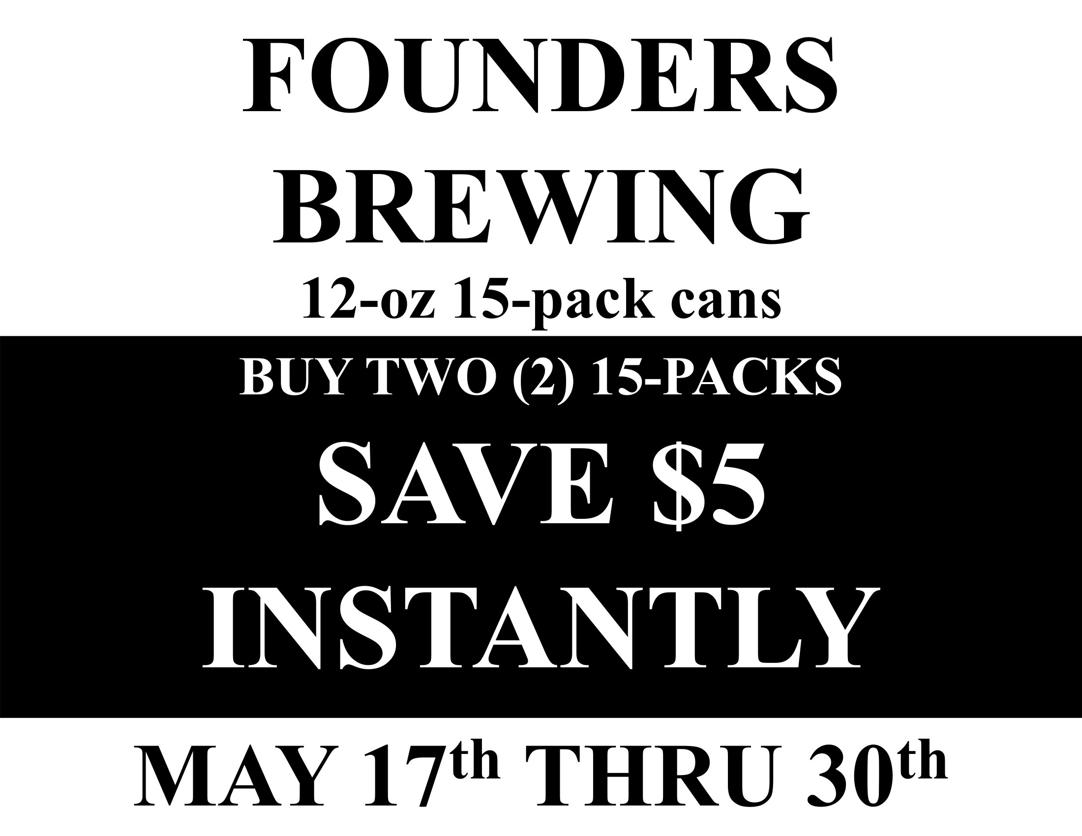 Instore Savings Kenwood Liquors